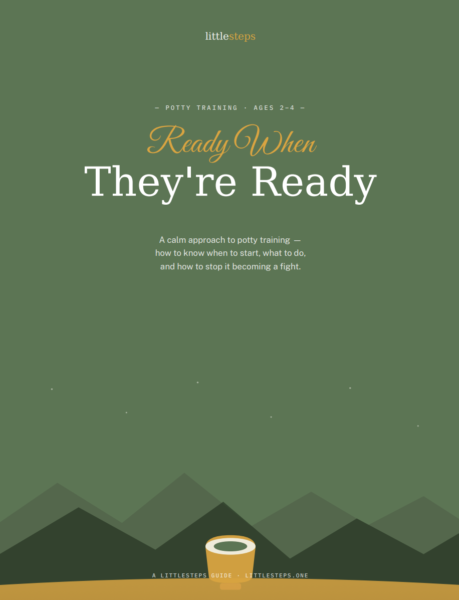 Ready When They're Ready - A calm approach to potty training. How to know when to start, what to do, and how to stop it becoming a fight.